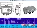 Коробка с наборными зажимами КЗНС-16 У3 ip54
