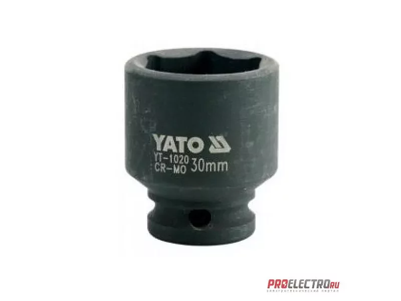 YATO YT-1020. ГОЛОВКА ТОРЦЕВАЯ УДАРНАЯ 30ММ.