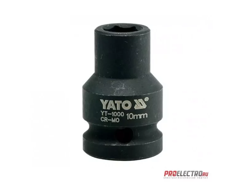 YATO YT-1000. ГОЛОВКА ТОРЦЕВАЯ УДАРНАЯ 10ММ.