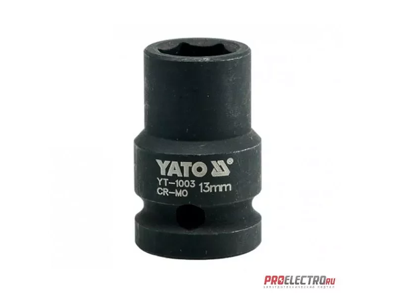 YATO YT-1003. ГОЛОВКА ТОРЦЕВАЯ УДАРНАЯ 13ММ.