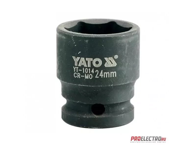 YATO YT-1014. ГОЛОВКА ТОРЦЕВАЯ УДАРНАЯ 24ММ.