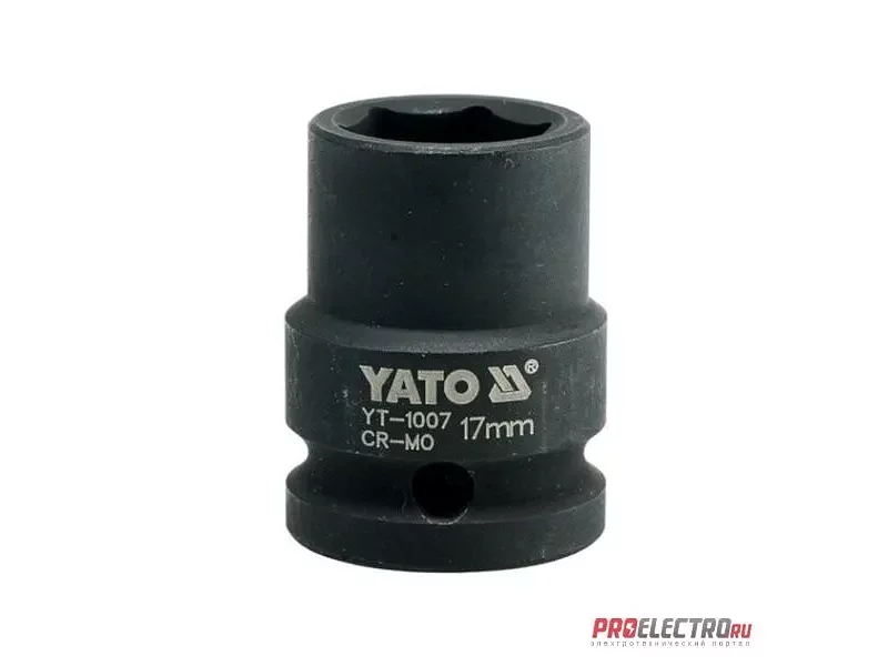 YATO YT-1007. ГОЛОВКА ТОРЦЕВАЯ УДАРНАЯ 17ММ.