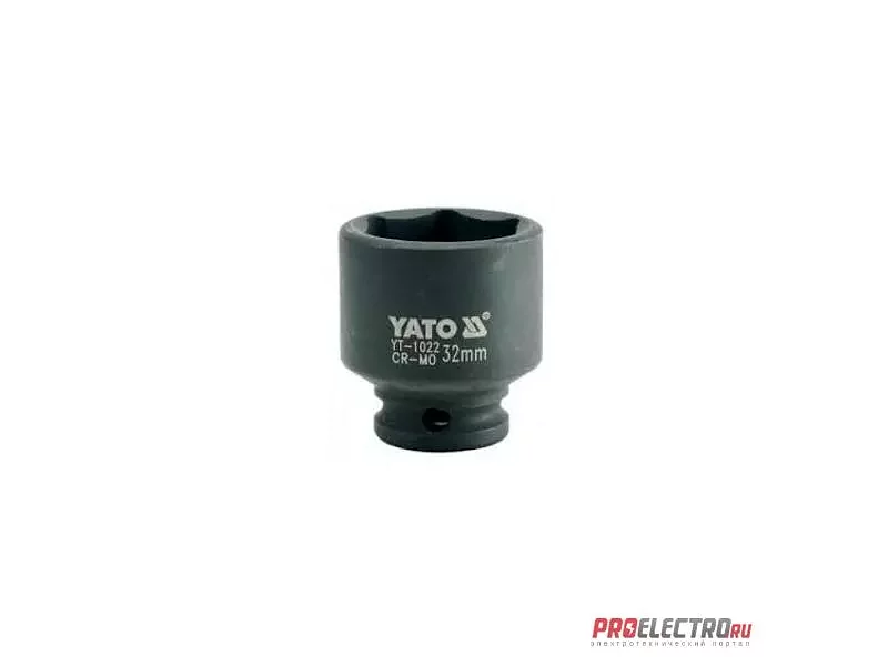 YATO YT-1022. ГОЛОВКА ТОРЦЕВАЯ УДАРНАЯ 32ММ.
