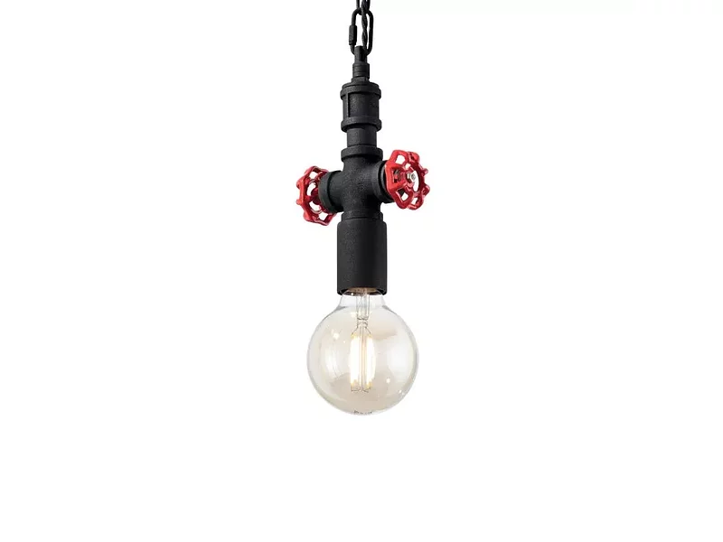 Ideal Lux PLUMBER SP1 NERO подвесной светильник черный 155906