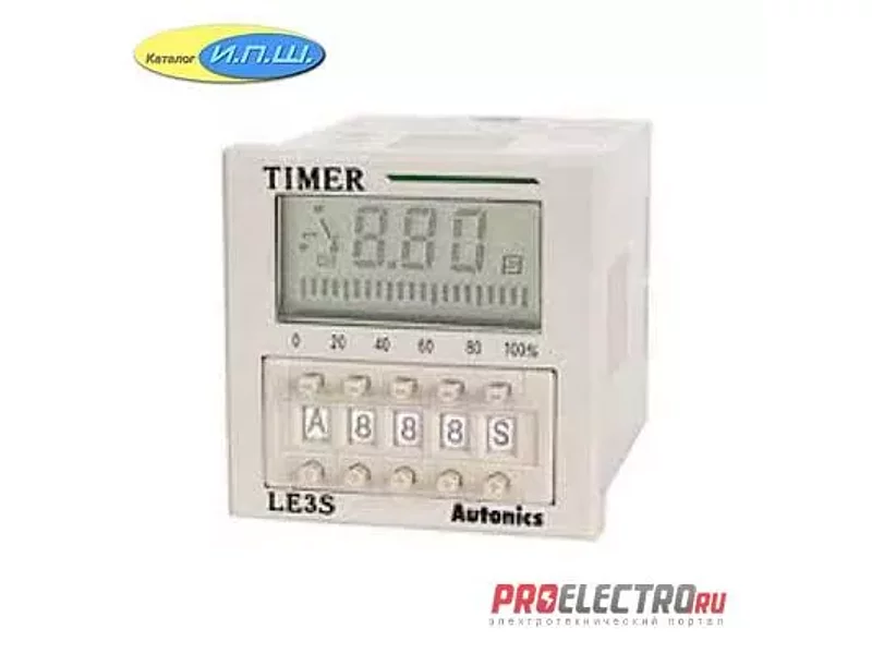 LE3S - Реле времени/таймер, 24-240VAC/DC, Autonics