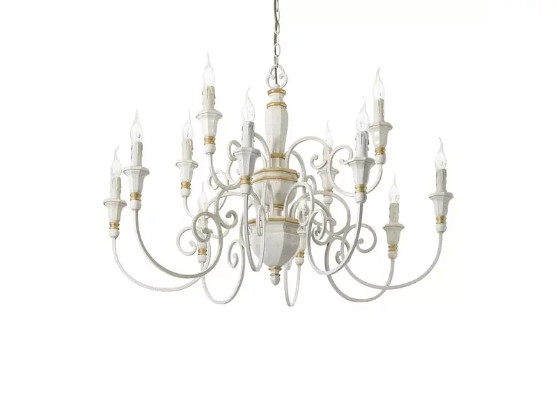 Ideal Lux PALIO SP12 BIANCO подвесной светильник белый 093789