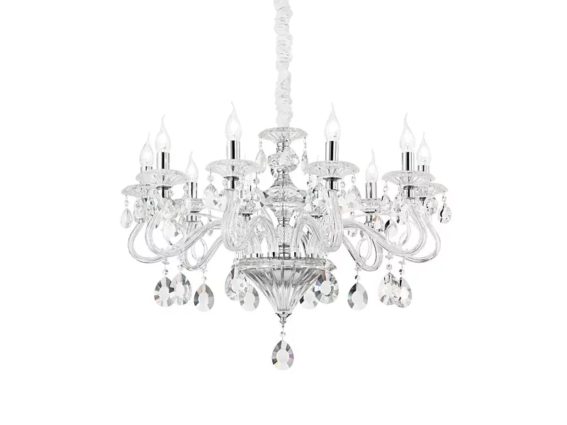 Ideal Lux NEGRESCO SP10 TRASPARENTE подвесной светильник прозрачный 141060