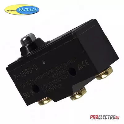 Z-15GD-B Концевой переключатель 15А, -25 +80С, Короткий пружинный шток OMRON