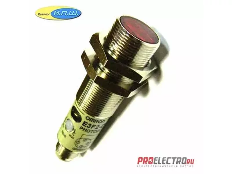 Фотодатчик E3F2-LS10B4-M Omron, диффузный, NPN/PNP, NO/NC