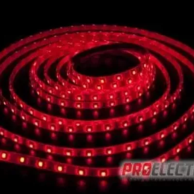 Светодиодная лента LC-3528-W-12R60 IP65 красный