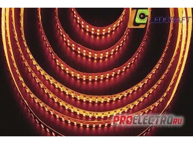 Светодиодная лента LC-3528-24Y240 IP33 желтый