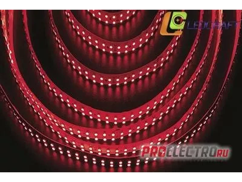 Светодиодная лента LC-3528-24R240 IP33 красный