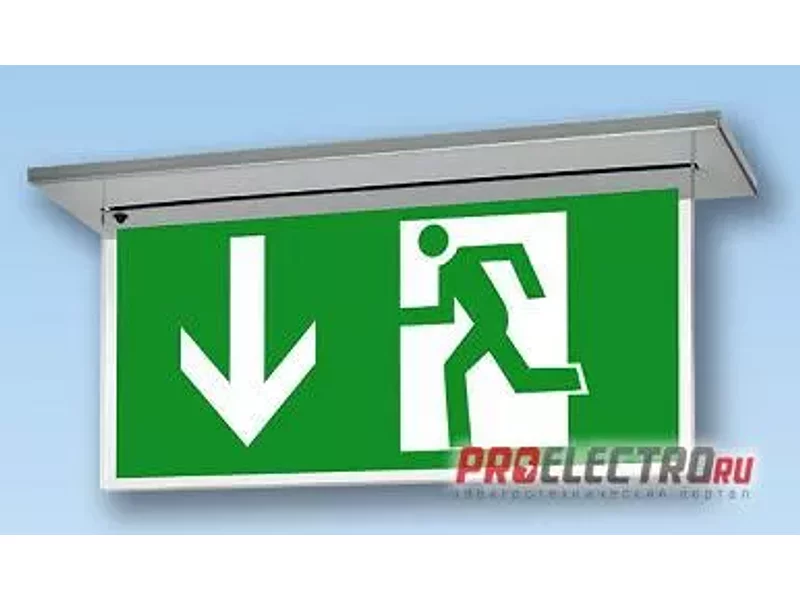 Встраиваемый световой указатель ЛВО71-8-733 Plexi, IP20 | арт. 71008733 | АСТЗ