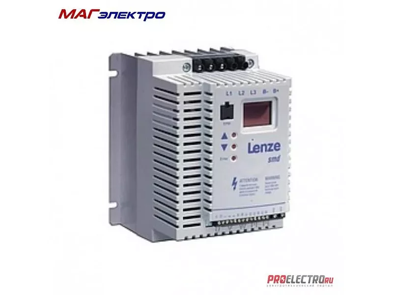 ESMD302L4TXA Lenze Преобразователь частоты, трехфазный вход, для мотора 3,0 кВт