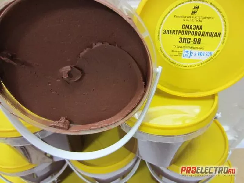 Смазка ЭПС-98 снижает и стабилизирует сопротивление разнородных элек.контактов