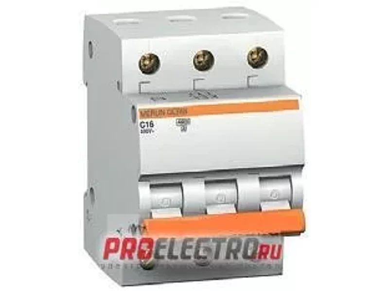 Автоматический выключатель ВА63 3П 63A C | арт. 11229 Schneider Electric