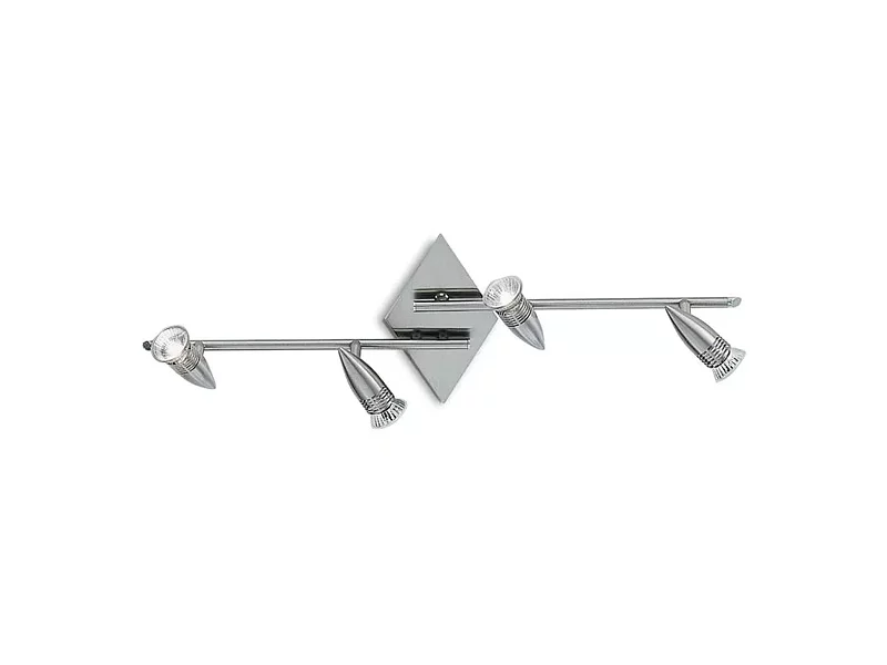 Ideal Lux ALFA PL4 NICKEL потолочный светильник  006321