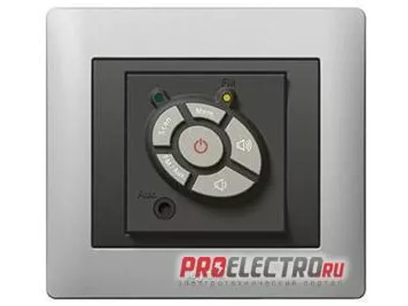 FM-тюнер Galea Life стерео 2 x 1Вт 16Ом с лицевой панелью, серый | арт. 775669