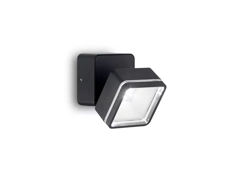 Ideal Lux OMEGA SQUARE AP1 NERO уличный накладной светильник черный 165370