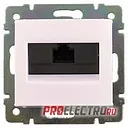 Розетка Valena RJ-45 UTP 1 выход, с захватами, кат.6, алюминий | арт. 770246