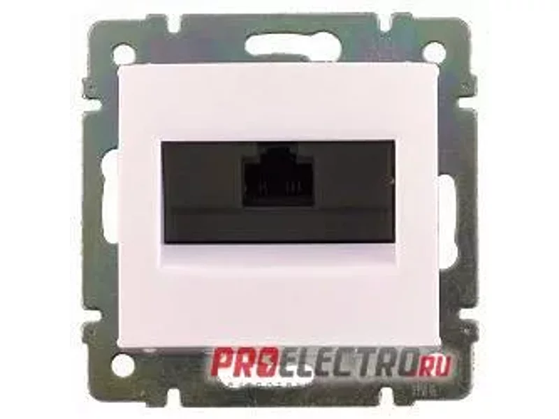 Розетка Valena RJ 45 UTP 1 выход, с захватами, кат.5е, алюминий | арт. 770230
