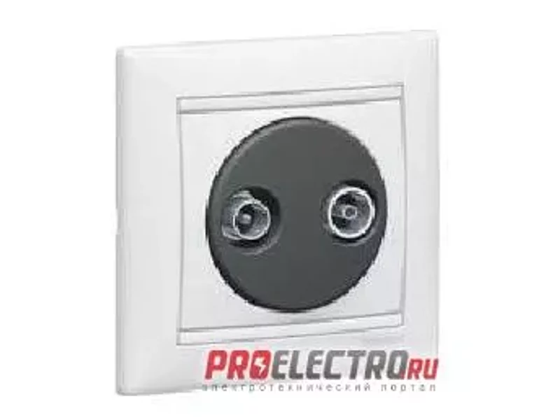 Розетка TV-FM Valena 1,5дБ подключение звезда, белая | арт. 774432 | Legrand