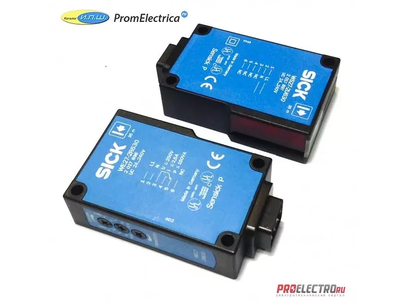 WS27-2U630 Фотодатчик на пересечение луча, 24-240VAC/DC SICK WE27-2R630