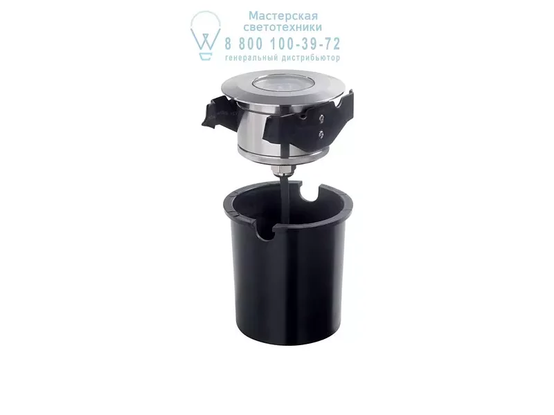 Ideal Lux PARK LED PT1 11W 60° уличный встраиваемый светильник сталь 222851