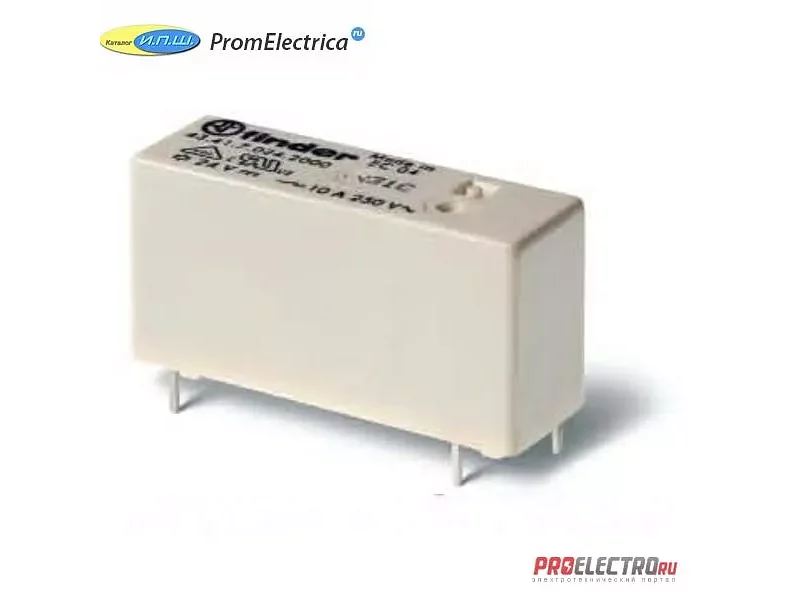 434170182000 Низкопрофильные Миниатюрные PCB реле, Конт AgCdO 1CO 10A Finder