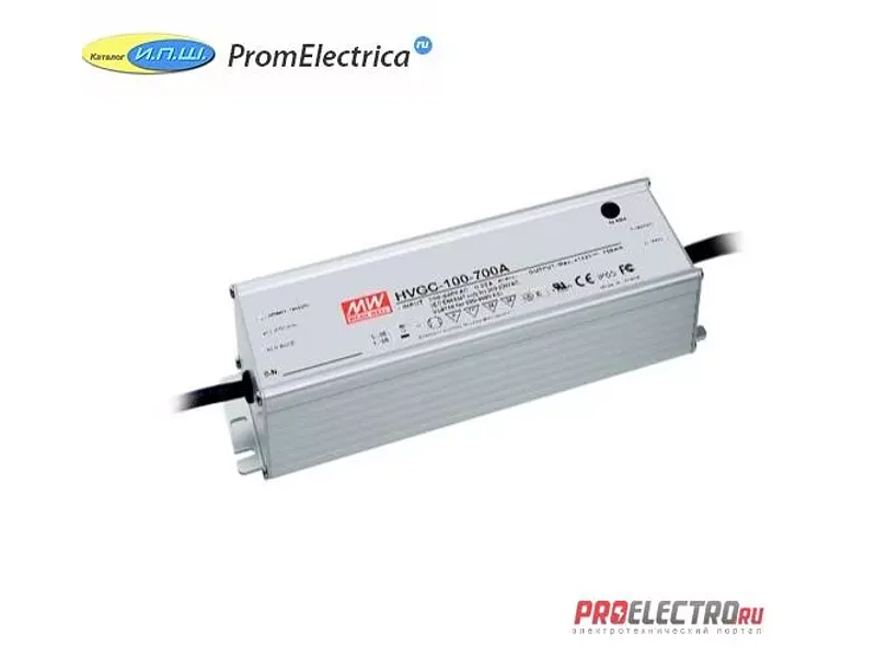 HVGC-100-350A Импульсный блок питания 99.8W, 285V, 0-350мA Mean Well