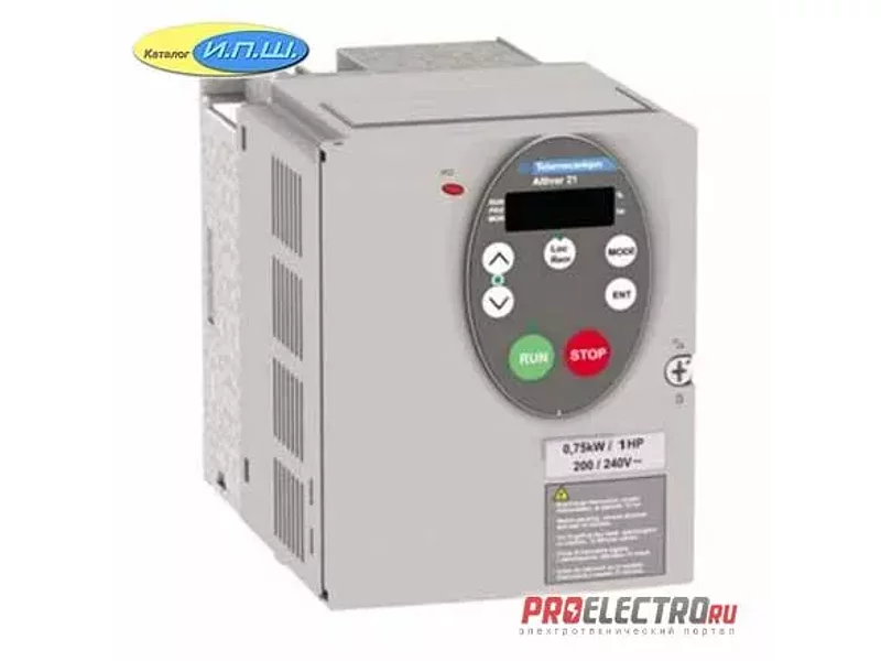 ATV212H075N4  ПРЕОБР ЧАСТОТЫ ATV212 0,75КВТ 480В IP21  Schneider Electric