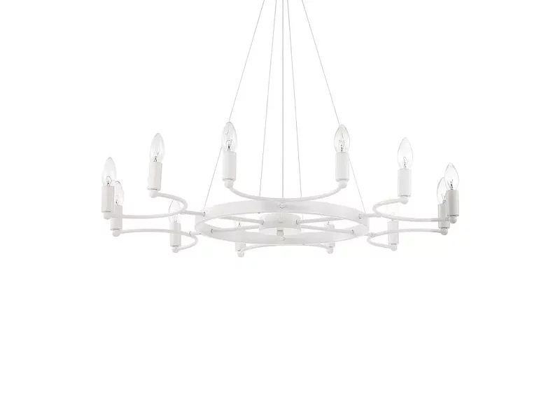Ideal Lux SPACE SP12 BIANCO подвесной светильник белый 165080