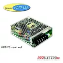 Импульсный блок питания 75W, 7.5V, 0-10A - HRP-75-7.5 Mean Well