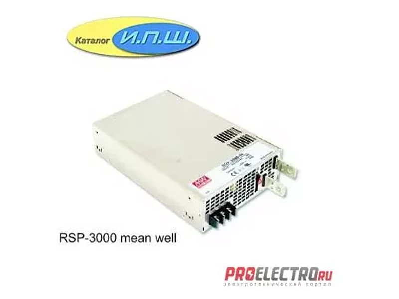 Импульсный блок питания 3000W, 12V, 0-200A - RSP-3000-12 Mean Well