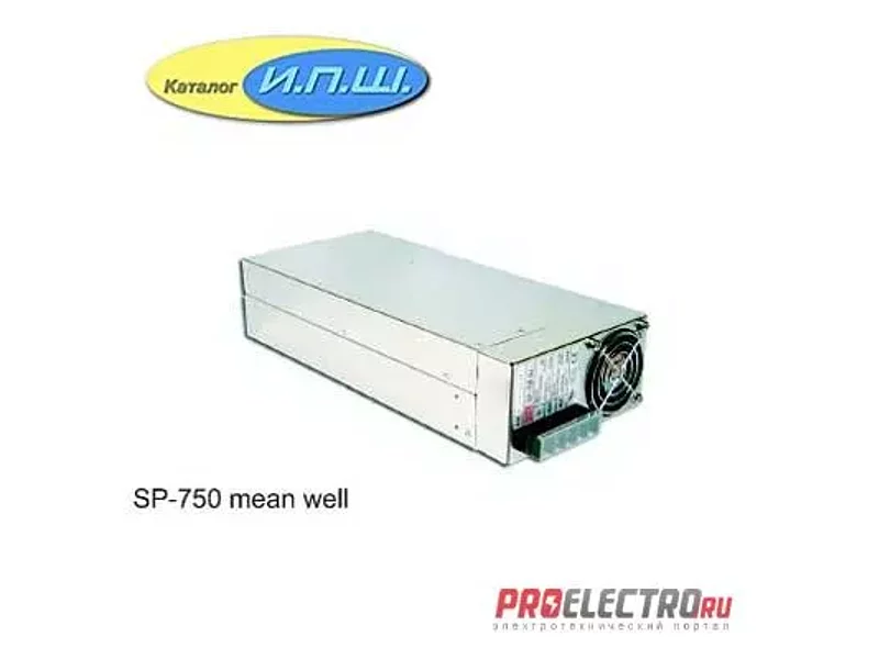 Импульсный блок питания 750W, 24V, 0-31.3A - SP-750-24 Mean Well