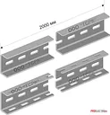 К225 Швеллер  H=80 B=40 S=2,5 mm цинк К-225