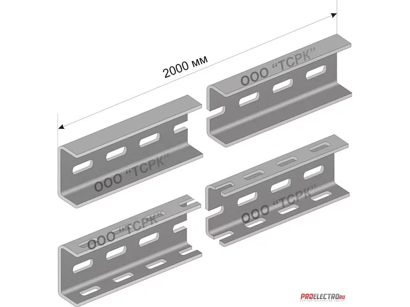 К-243 Швеллер  H=60 B=26 S=2,5 mm Цинк L=2000