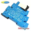 415290240000 реле 8А упр. 24VDC, с розеткой на дин рейку - 93027024 - finder