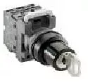 Переключатель M3SSK3-103 с ключом 3-х позиционный с возврат | COS1SFA611285R1003