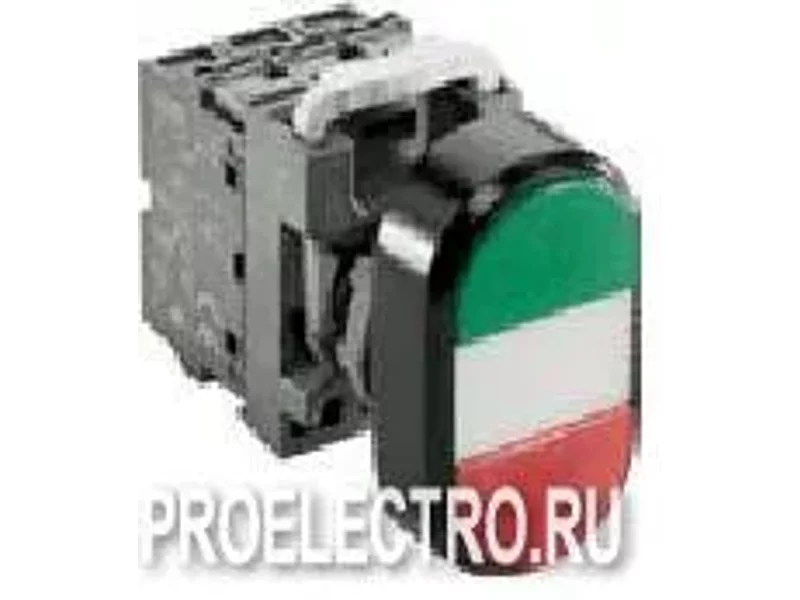 Кнопка двойная MPD3-11B (зелен/красн) непрозр чер линза ON/OFF | 1SFA611132R1106
