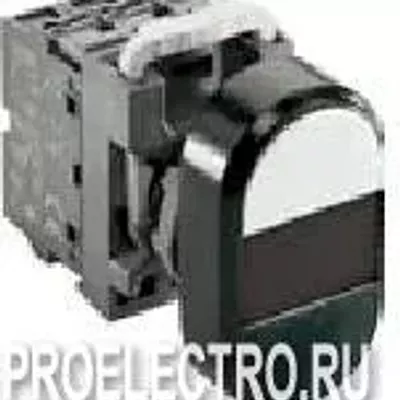 Кнопка двойная MPD16-11B (белая/черн) выступ непрозр чер линза | 1SFA611145R1106