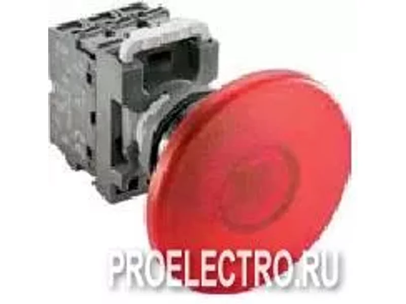 Кнопка MPM2-21R ГРИБОК красная без фиксации с подсветкой 60мм COS1SFA611125R2101