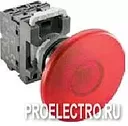 Кнопка MPM1-21R ГРИБОК красная без фикс с подсветк 40мм | COS1SFA611124R2101 ABB