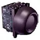 Кнопка KP6-40B черная с резин.колпачком IP66 монтаж.колодка | COS1SFA616105R4006