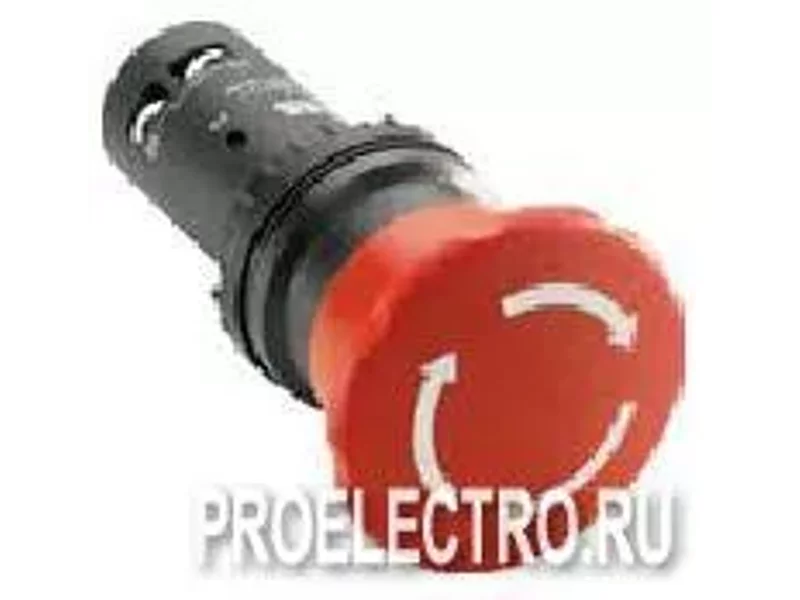 Кнопка CE4T-10R-02 аварий.остановки фикс 2НЗ отпуск поворот | COS1SFA619550R1051