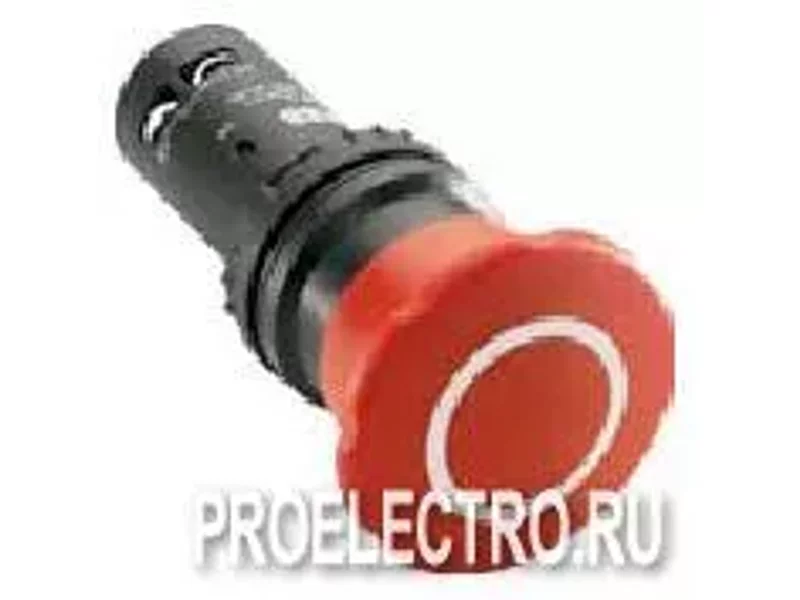 Кнопка CE4P-10R-11 аварий.останов фикс 1НО 1НЗ отпуск вытяг | COS1SFA619551R1071