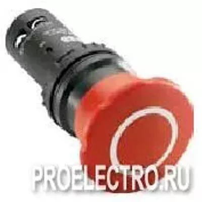 Кнопка CE4P-10R-11 аварий.останов фикс 1НО 1НЗ отпуск вытяг | COS1SFA619551R1071