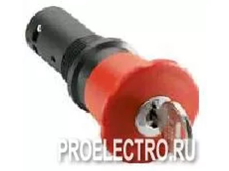Кнопка CE4K1-10R-02 аварий.остановк фикс 2НЗ отпуск ключом | COS1SFA619552R1051