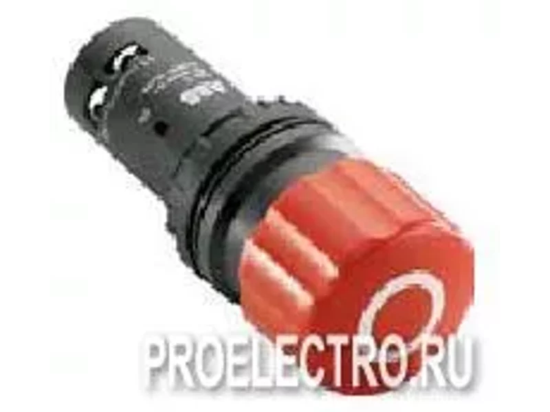 Кнопка CE3P-10R-02 с фикс 2НЗ отпускание вытягиванием 30мм | COS1SFA619501R1051