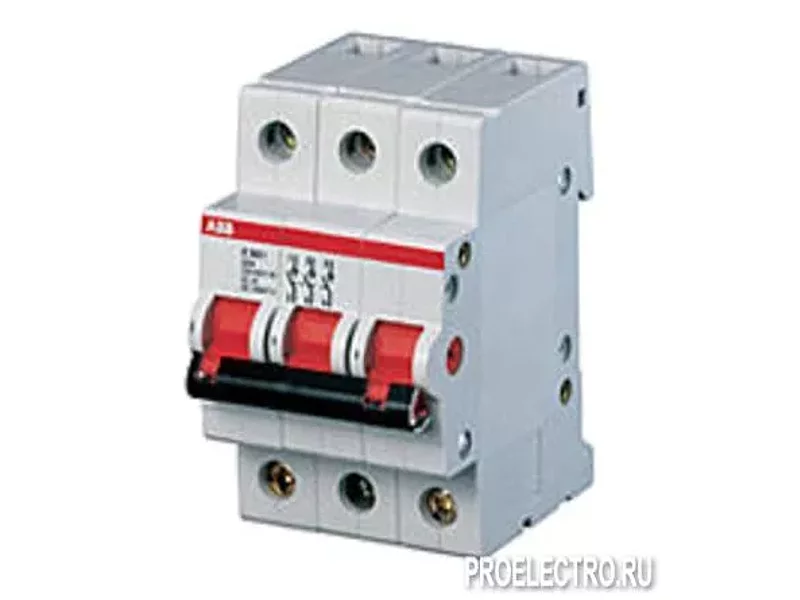 Рубильник 4 полюсный E204g 16A рычаг серый | STO2CDE284001R1016 | ABB